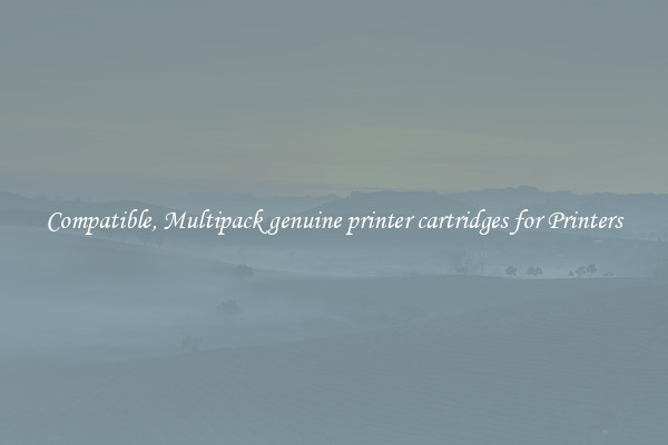 Compatible, Multipack genuine printer cartridges for Printers