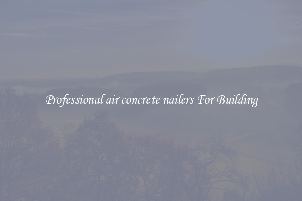 Professional air concrete nailers For Building