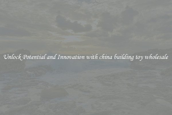 Unlock Potential and Innovation with china building toy wholesale 