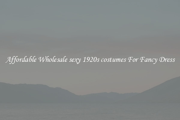 Affordable Wholesale sexy 1920s costumes For Fancy Dress