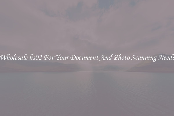 Wholesale hs02 For Your Document And Photo Scanning Needs